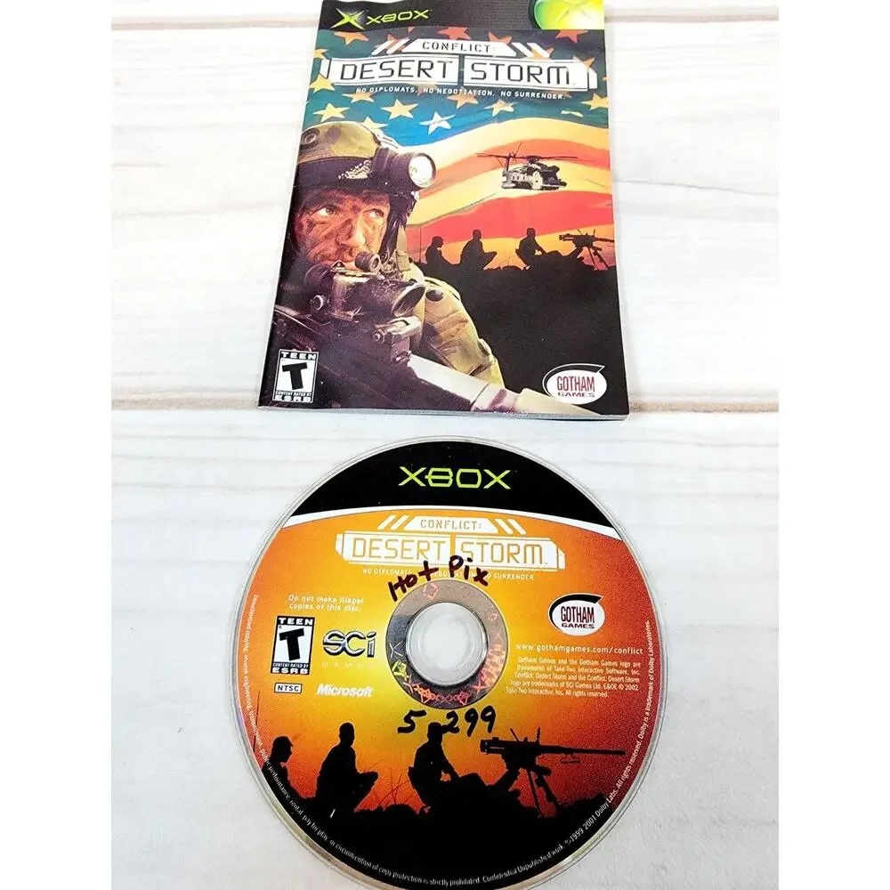 Conflict Desert Storm Platinum Original Xbox – Complete CIB